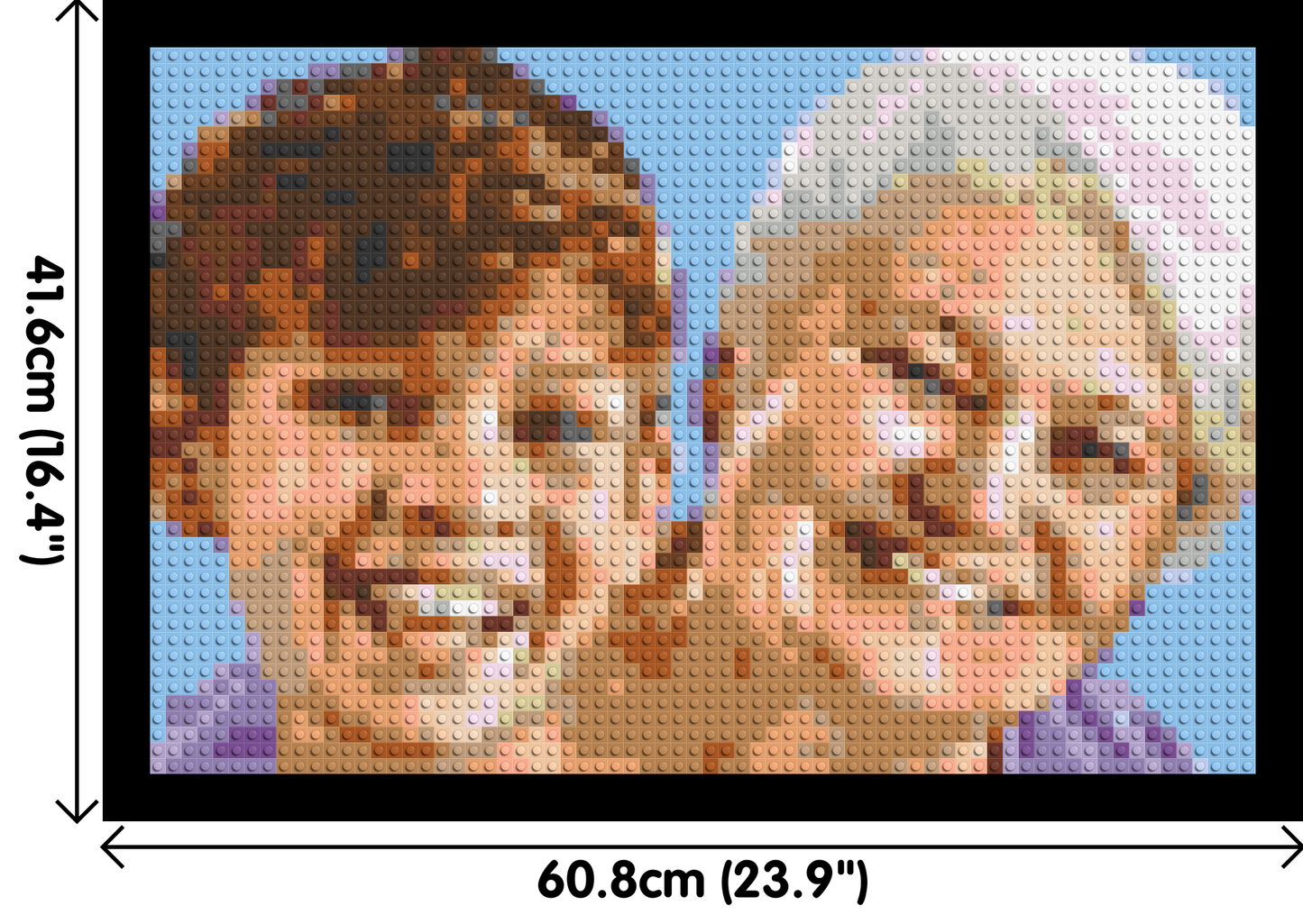 Carte cadeau - Mosaïque de Brique personnalisée - plaques de base 2x3/3x2