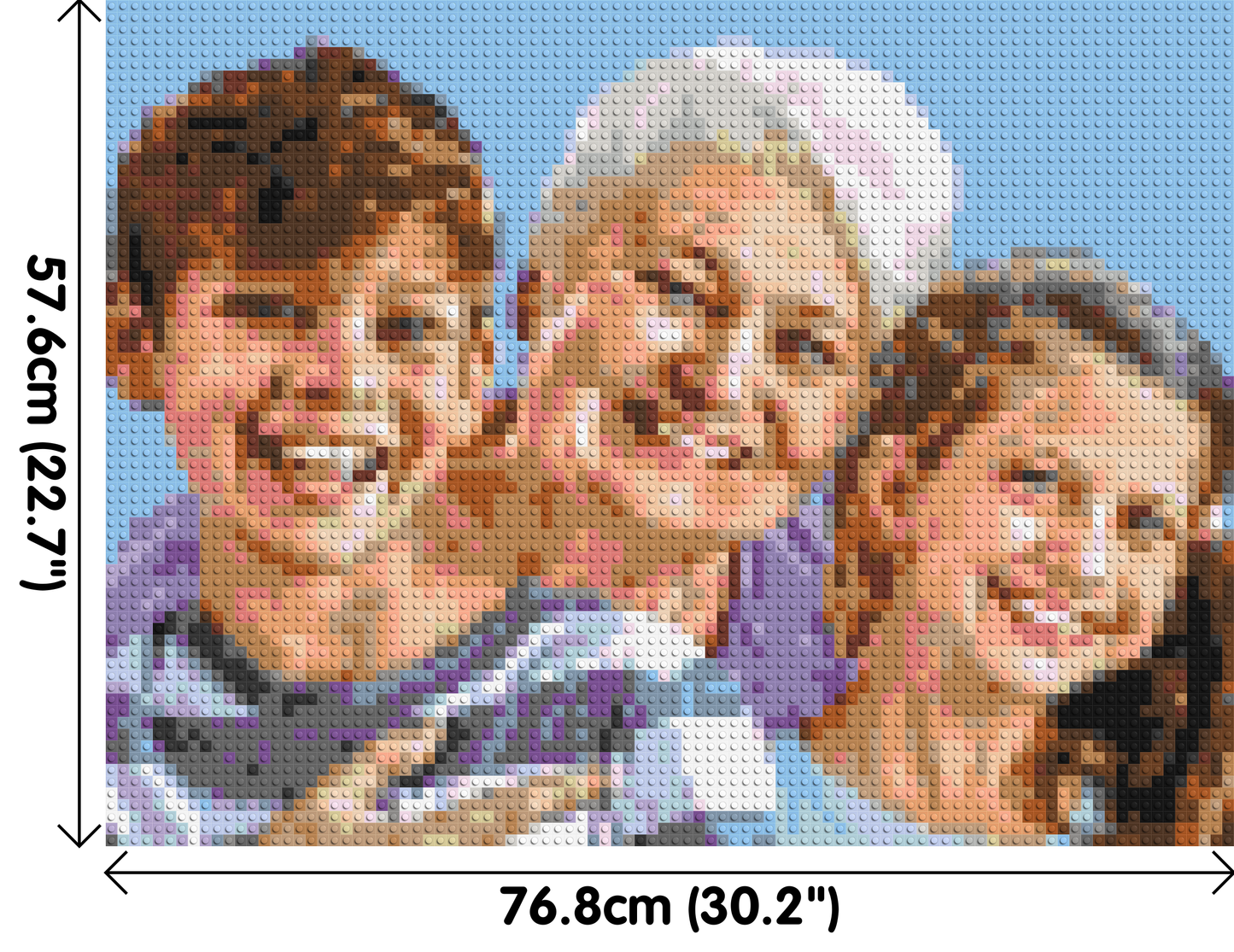 Carta regalo - Mosaico di Mattoncino personalizzato - Piastre di base 3x4/4x3