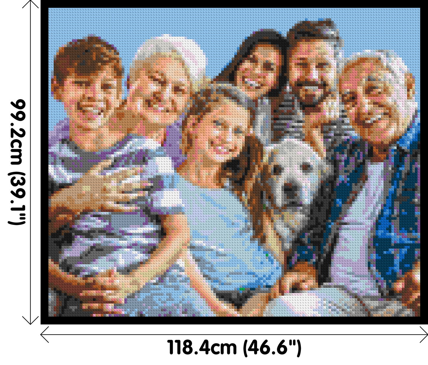 Carte cadeau - Mosaïque de Brique personnalisée - Plaques de base 5x6/6x5