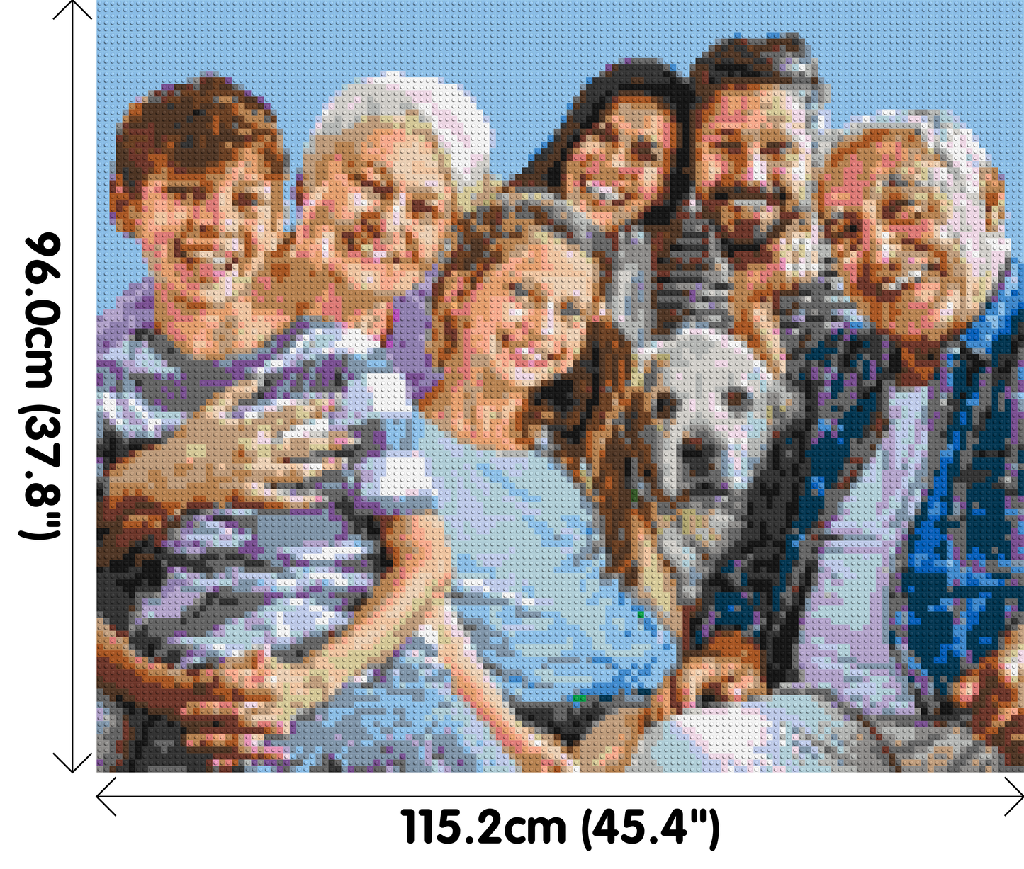 Carte cadeau - Mosaïque de Brique personnalisée - Plaques de base 5x6/6x5