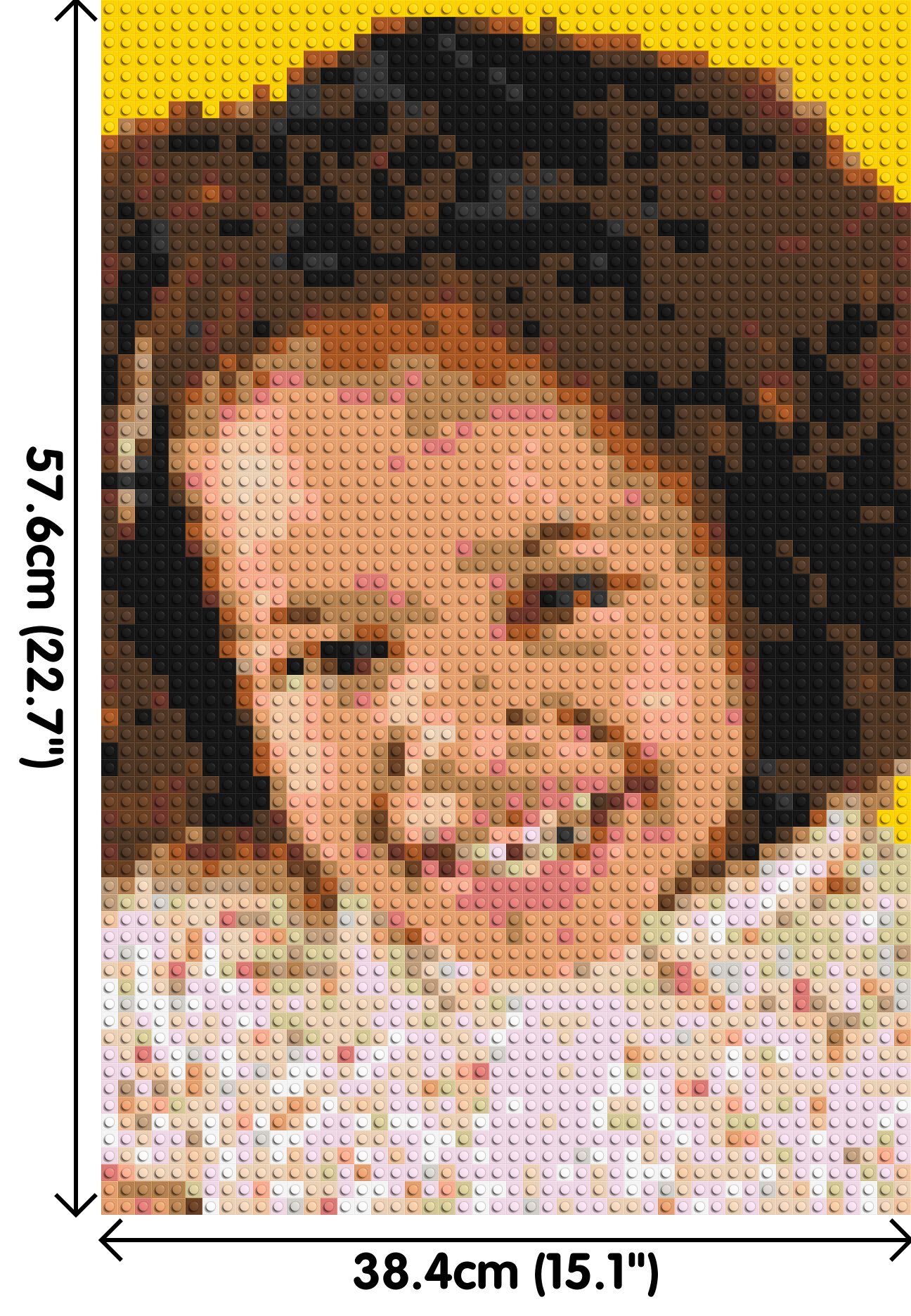 Carte cadeau - Mosaïque de Brique personnalisée - plaques de base 2x3/3x2
