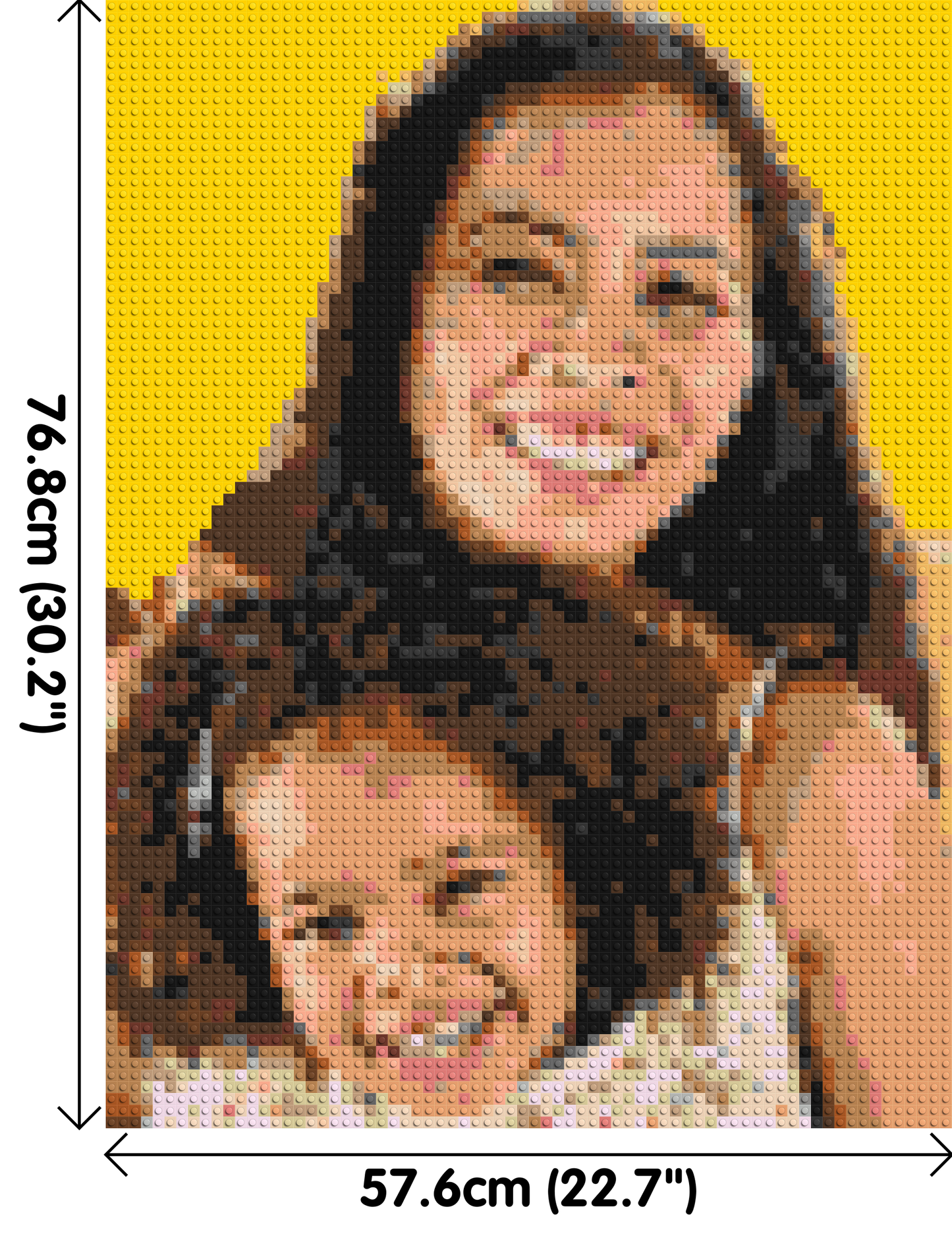 Carta regalo - Mosaico di Mattoncino personalizzato - Piastre di base 3x4/4x3
