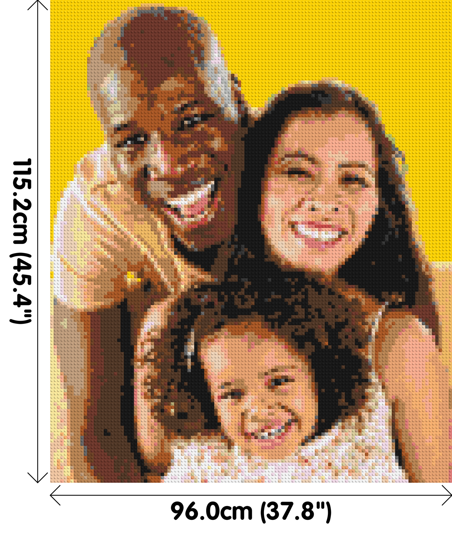 Carte cadeau - Mosaïque de Brique personnalisée - Plaques de base 5x6/6x5