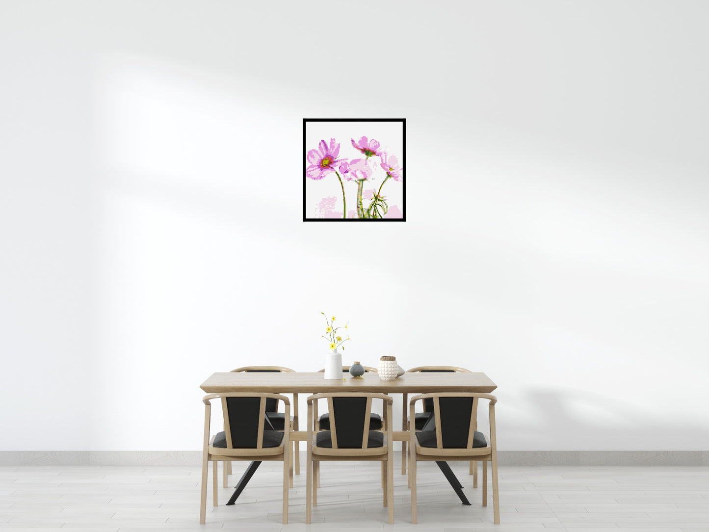 Pink Cosmea - Brick Art Mosaic Kit 4x4 large