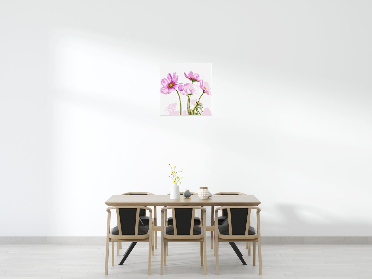 Pink Cosmea - Brick Art Mosaic Kit 4x4 large