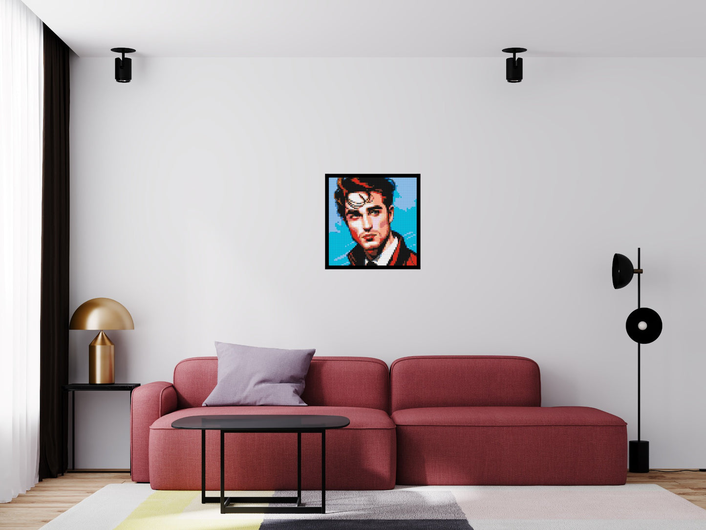 Robert Pattinson - Brick Art Mosaic Kit 3x3 large