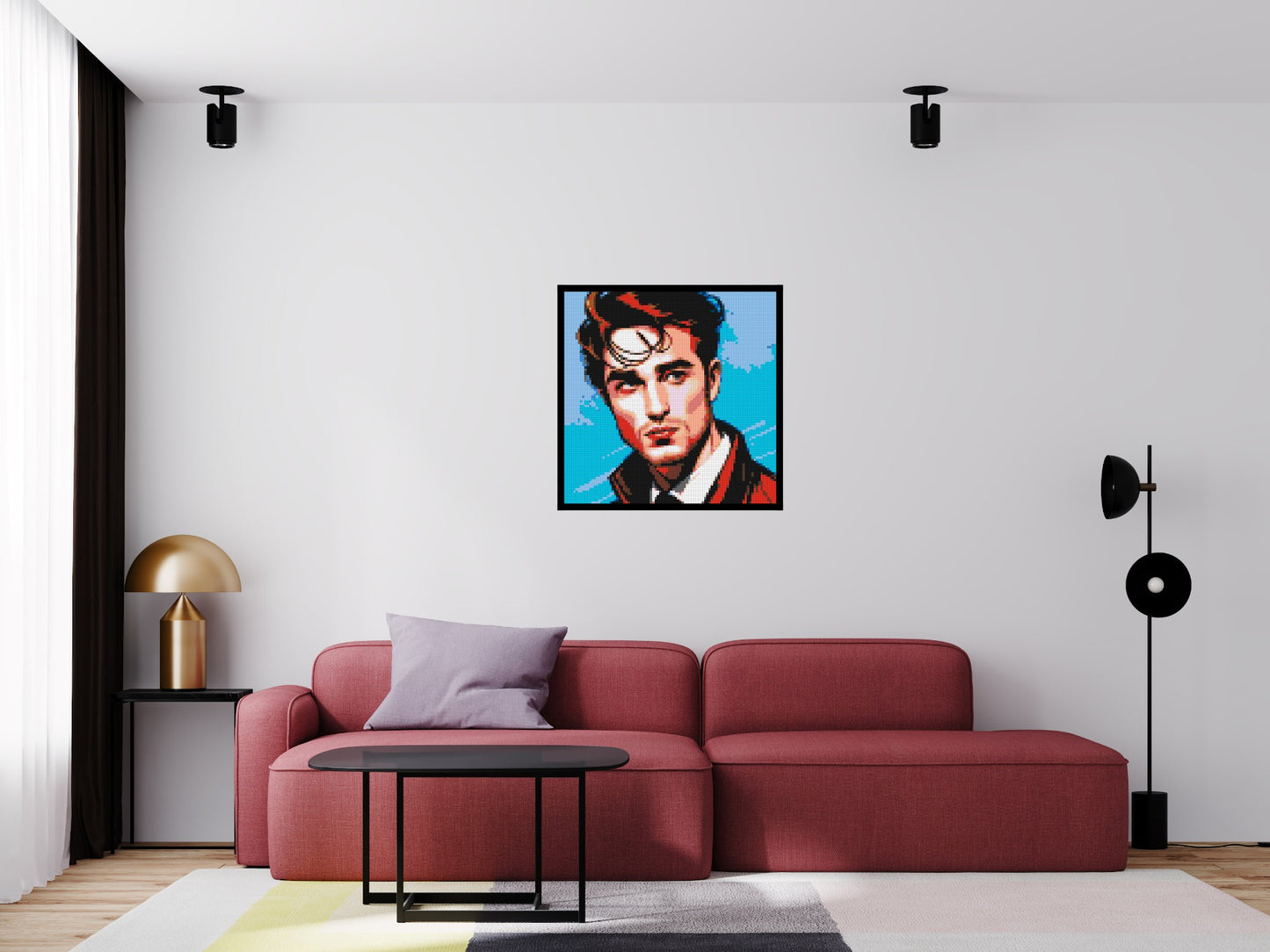 Robert Pattinson - Brick Art Mosaic Kit 4x4 large