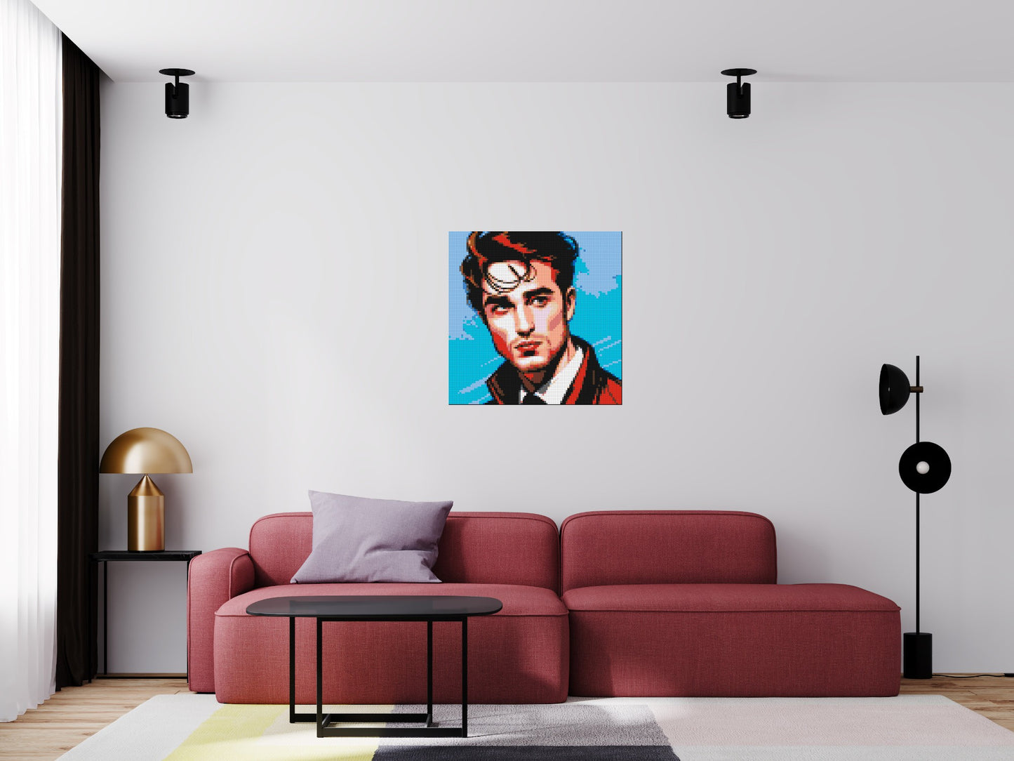 Robert Pattinson - Brick Art Mosaic Kit 4x4 large