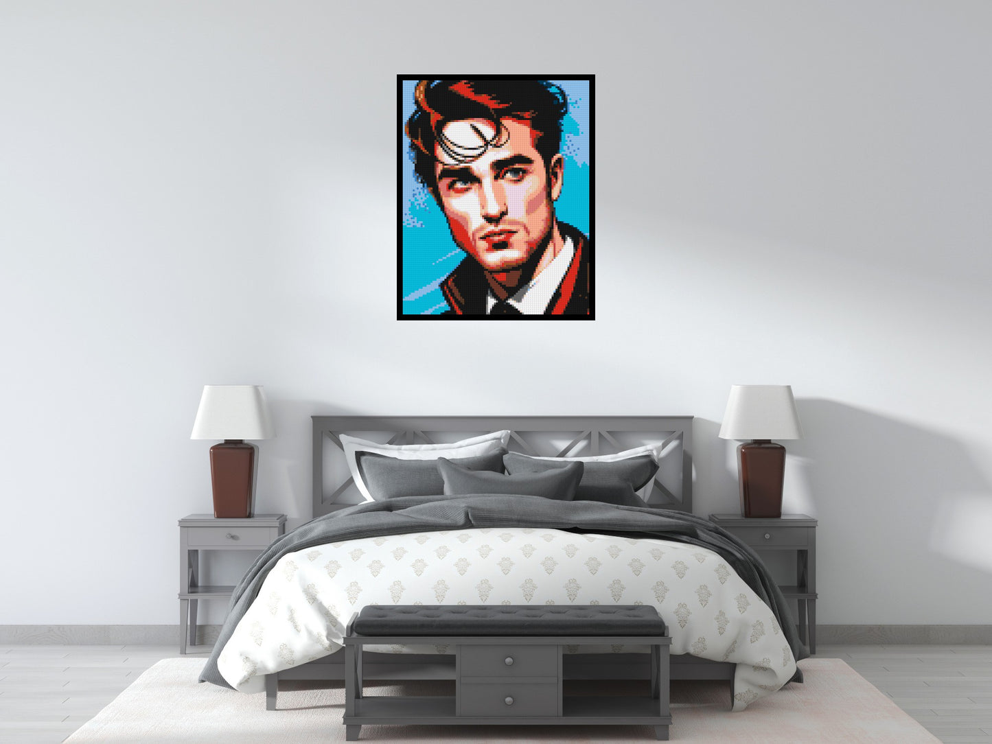 Robert Pattinson - Brick Art Mosaic Kit 4x5 large
