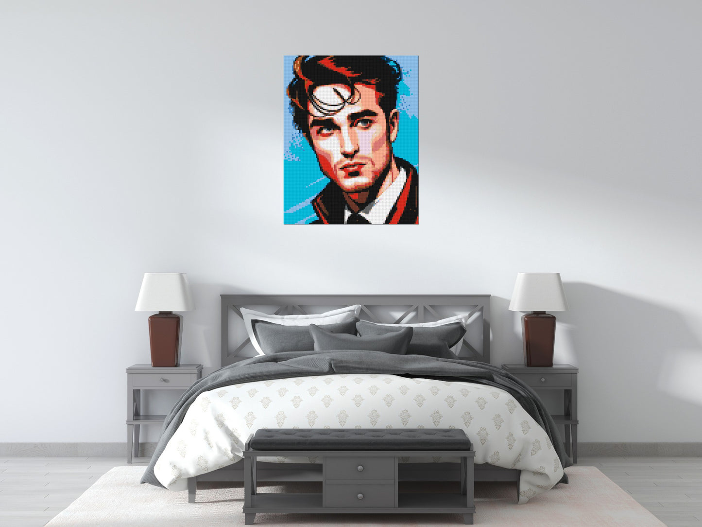 Robert Pattinson - Brick Art Mosaic Kit 4x5 large