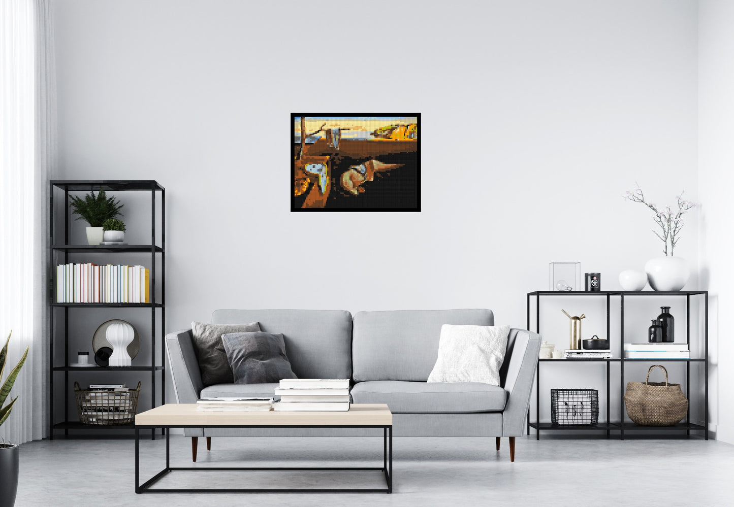 The Persistence of Memory by Salvador Dali - Brick Art Mosaic Kit 4x3 large