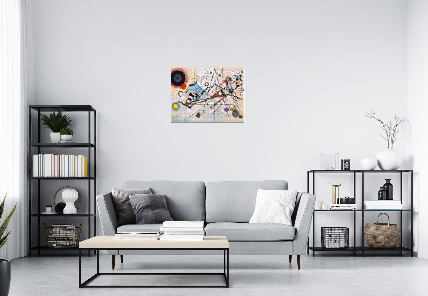 Composition VIII by Wassily Kandinsky - Brick Art Mosaic Kit 4x3 large
