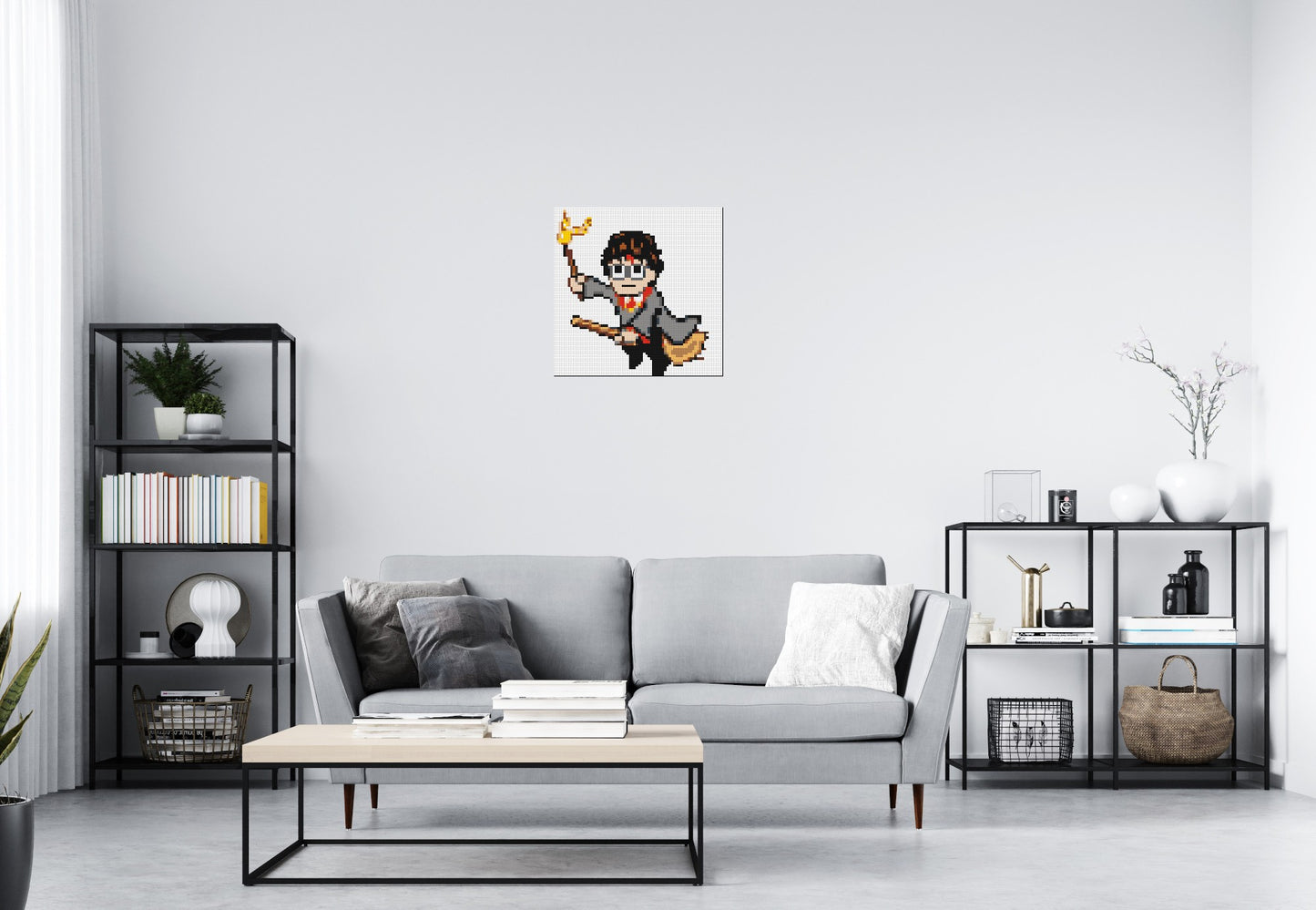 Harry Potter Pixel Art - Brick Art Mosaic Kit 3x3 large