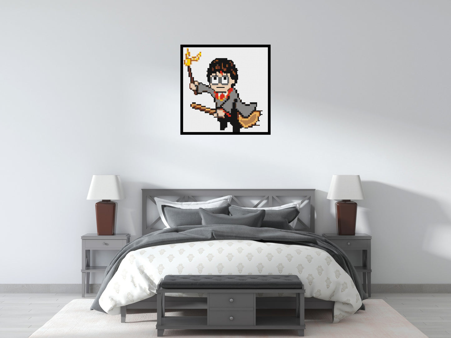 Harry Potter Pixel Art - Brick Art Mosaic Kit 4x4 large