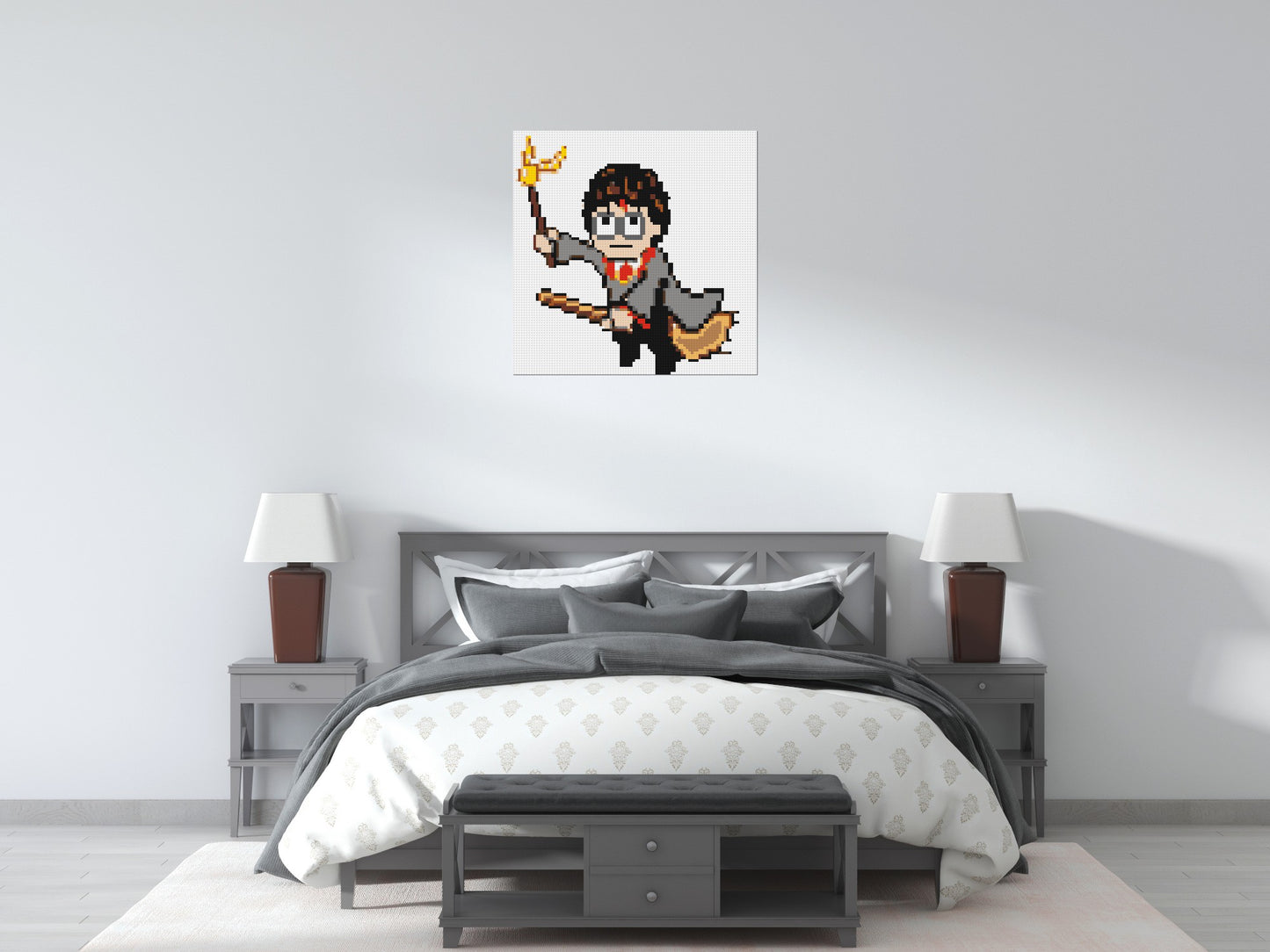 Harry Potter Pixel Art - Brick Art Mosaic Kit 4x4 large