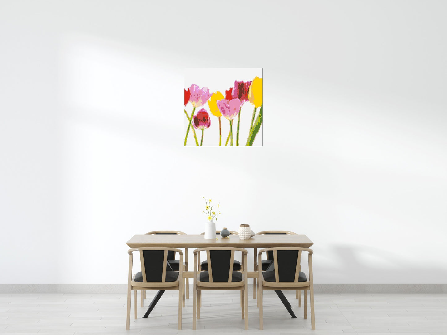 Colourful Tulips - Brick Art Mosaic Kit 5x5 large