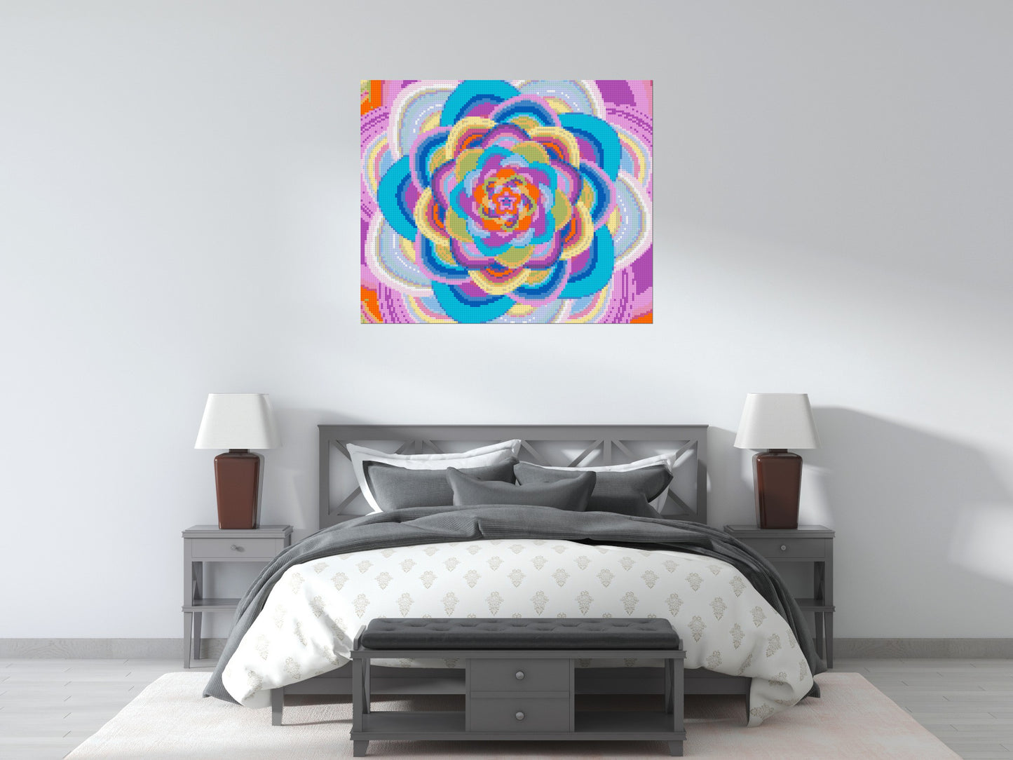 Abstract Pattern #3 - Brick Art Mosaic Kit 6x5 large