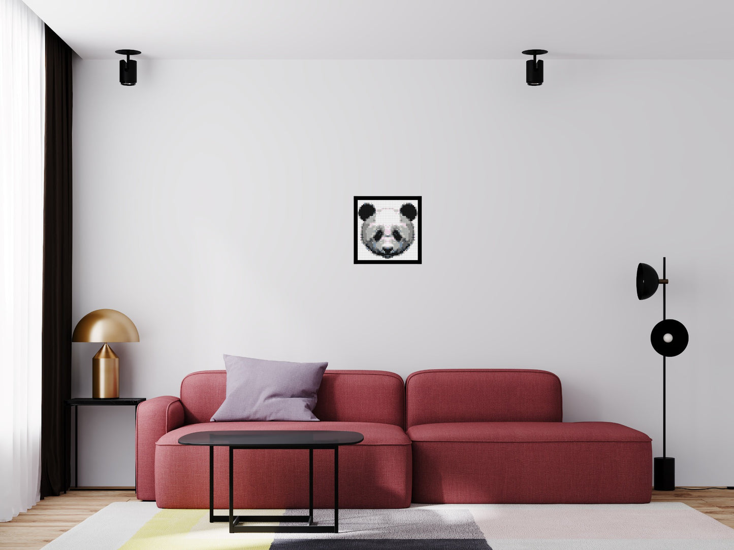 Panda - Brick Art Mosaic Kit 2x2 large