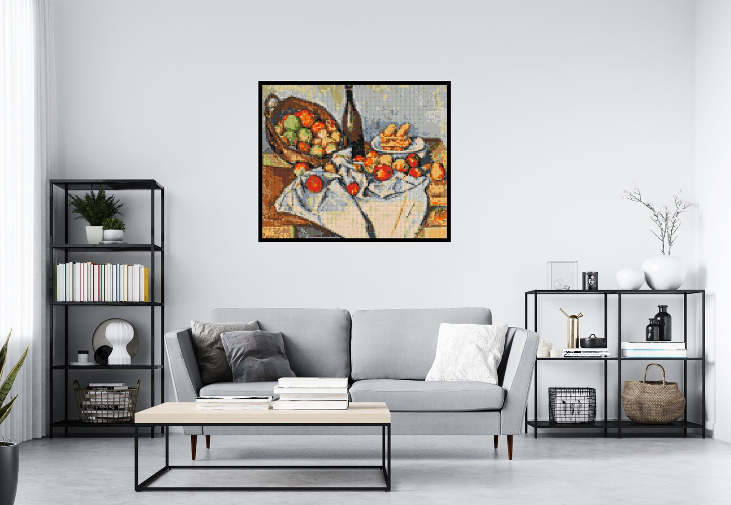 Basket of Apples by Paul Cézanne - Brick Art Mosaic Kit 6x5 large