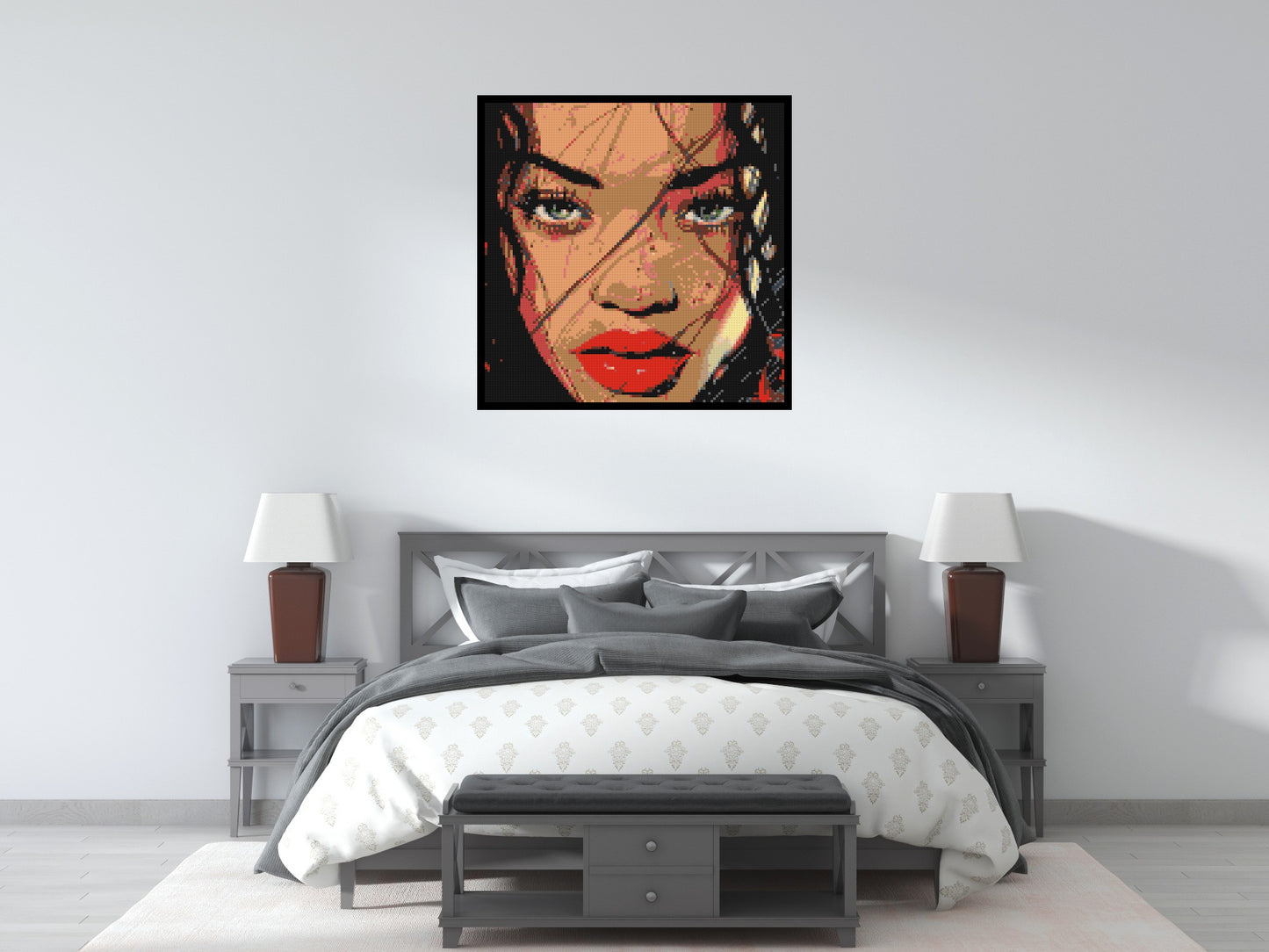 Rihanna - Brick Art Mosaic Kit 5x5 large