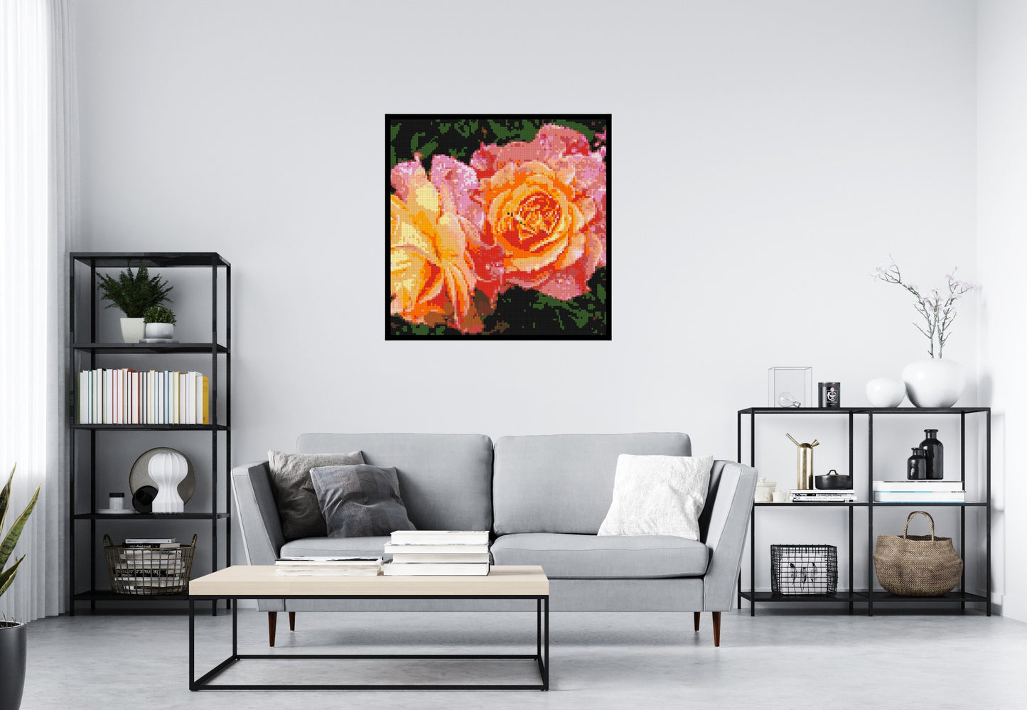 Roses - Brick Art Mosaic Kit 5x5 large
