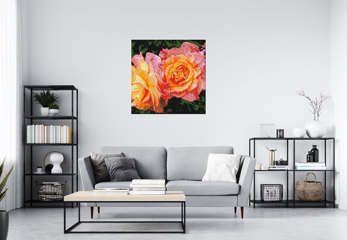 Roses - Brick Art Mosaic Kit 5x5 large
