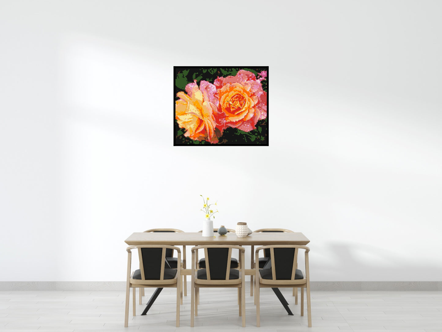 Roses - Brick Art Mosaic Kit 6x5 large
