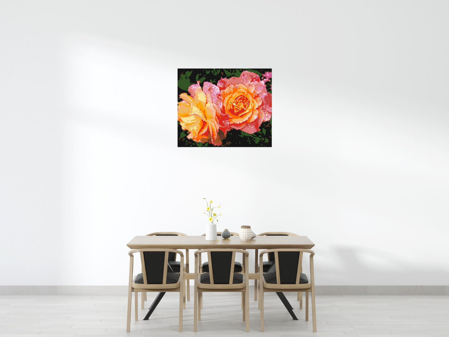 Roses - Brick Art Mosaic Kit 6x5 large