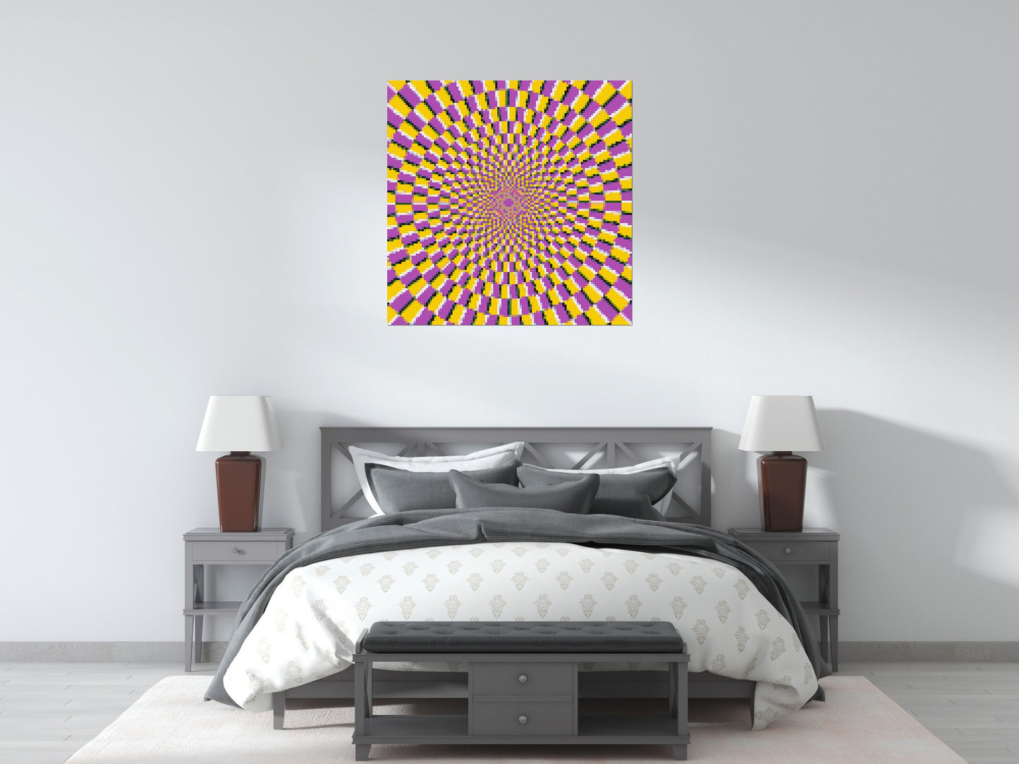 Abstract Pattern #5 - Brick Art Mosaic Kit 5x5 large