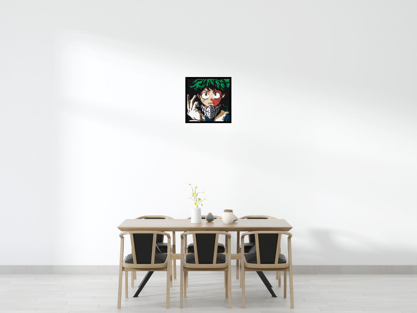 Izuku Midoriya Pixel Art - Brick Art Mosaic Kit 3x3 large