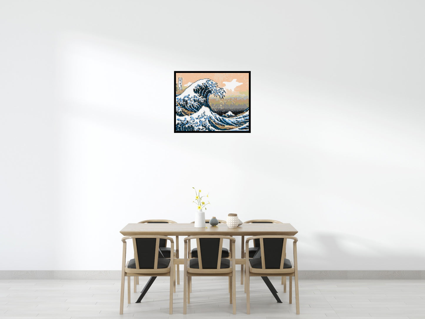 The Great Wave Off Kanagawa by Katsushika Hokusai - Brick Art Mosaic Kit 5x4 large