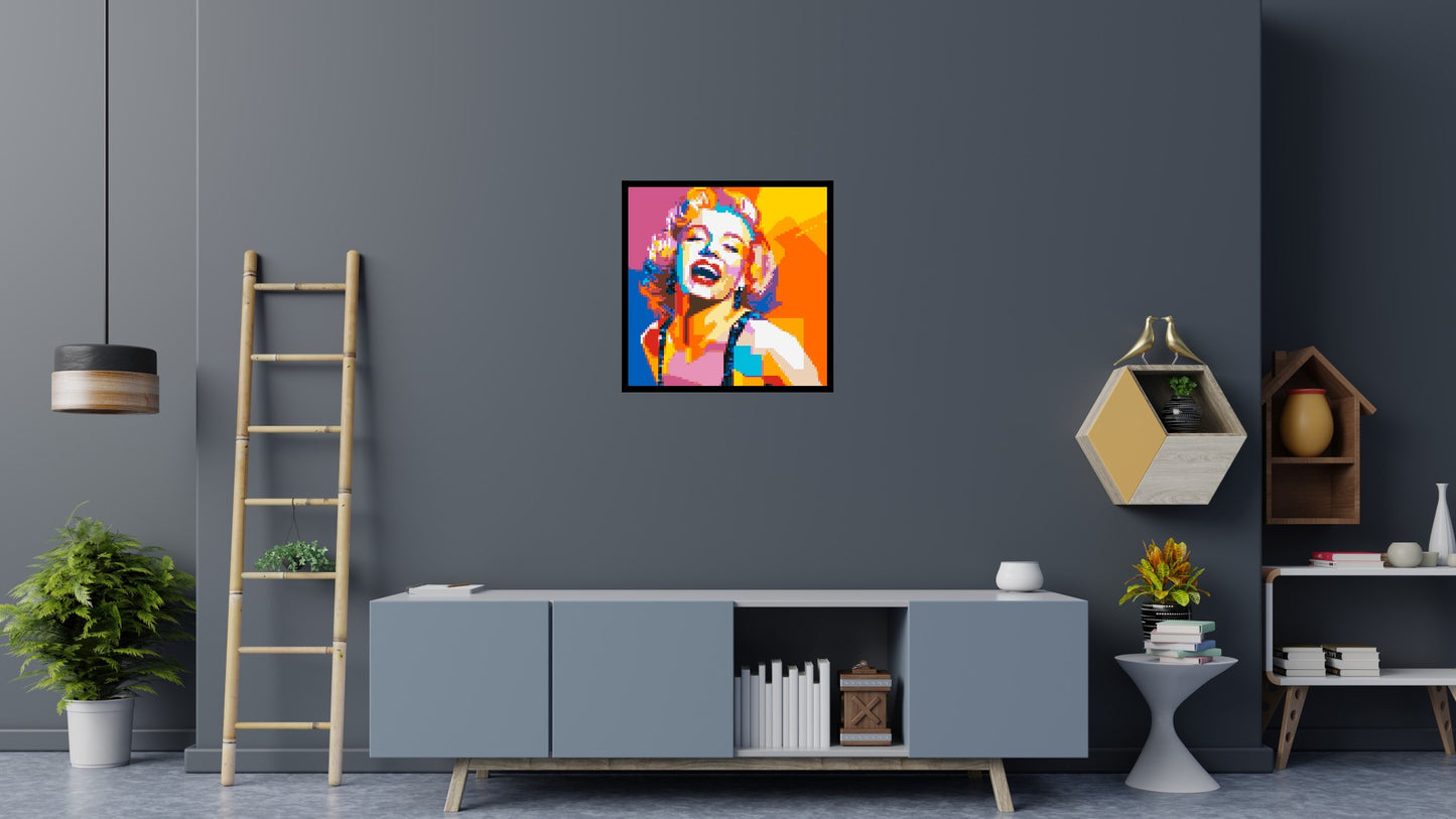 Marilyn Monroe #2 - Brick Art Mosaic Kit 4x4 large