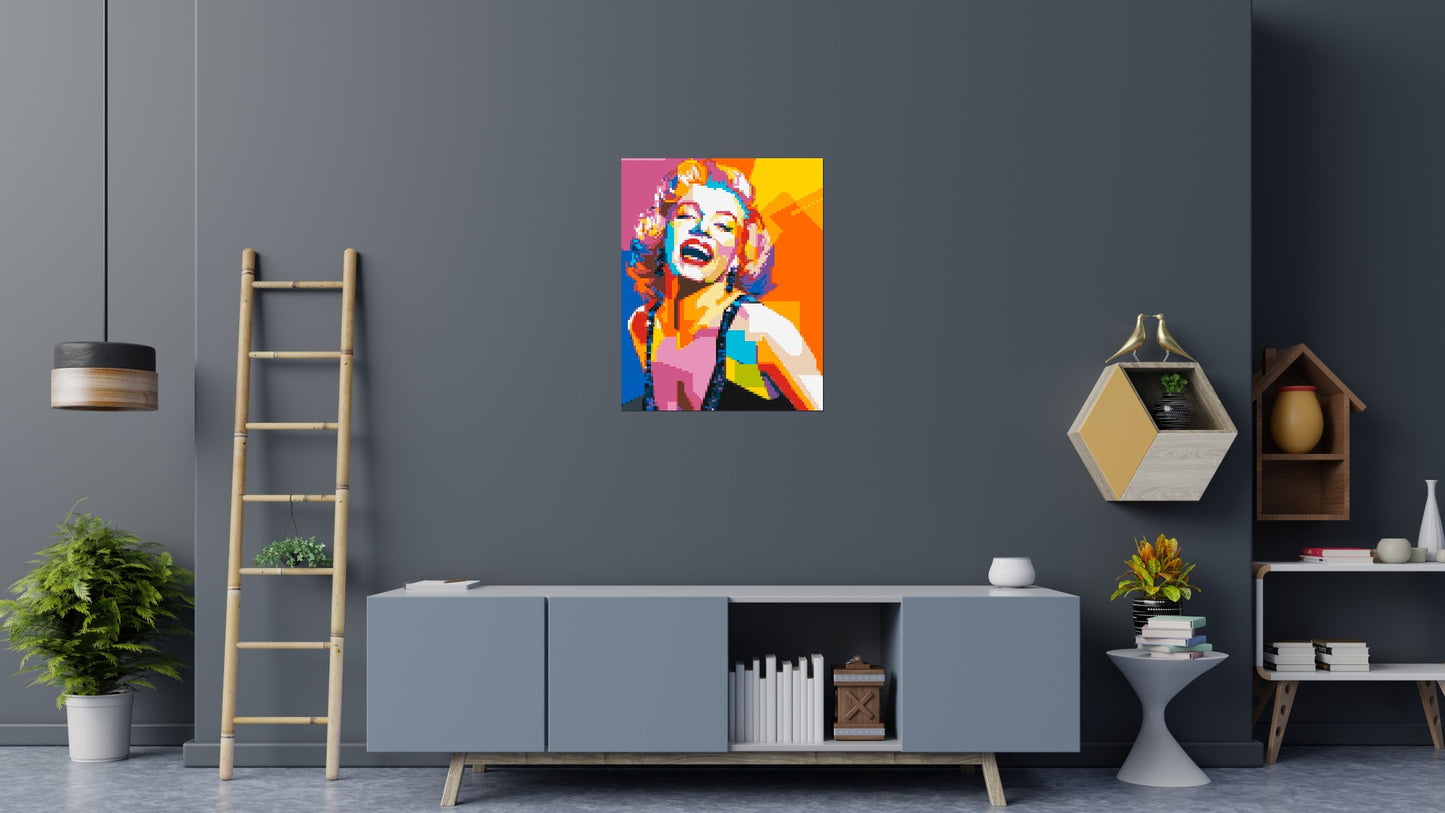 Marilyn Monroe #2 - Brick Art Mosaic Kit 4x5 large