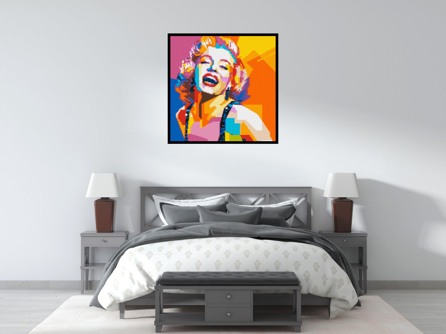 Marilyn Monroe #2 - Brick Art Mosaic Kit 5x5 large