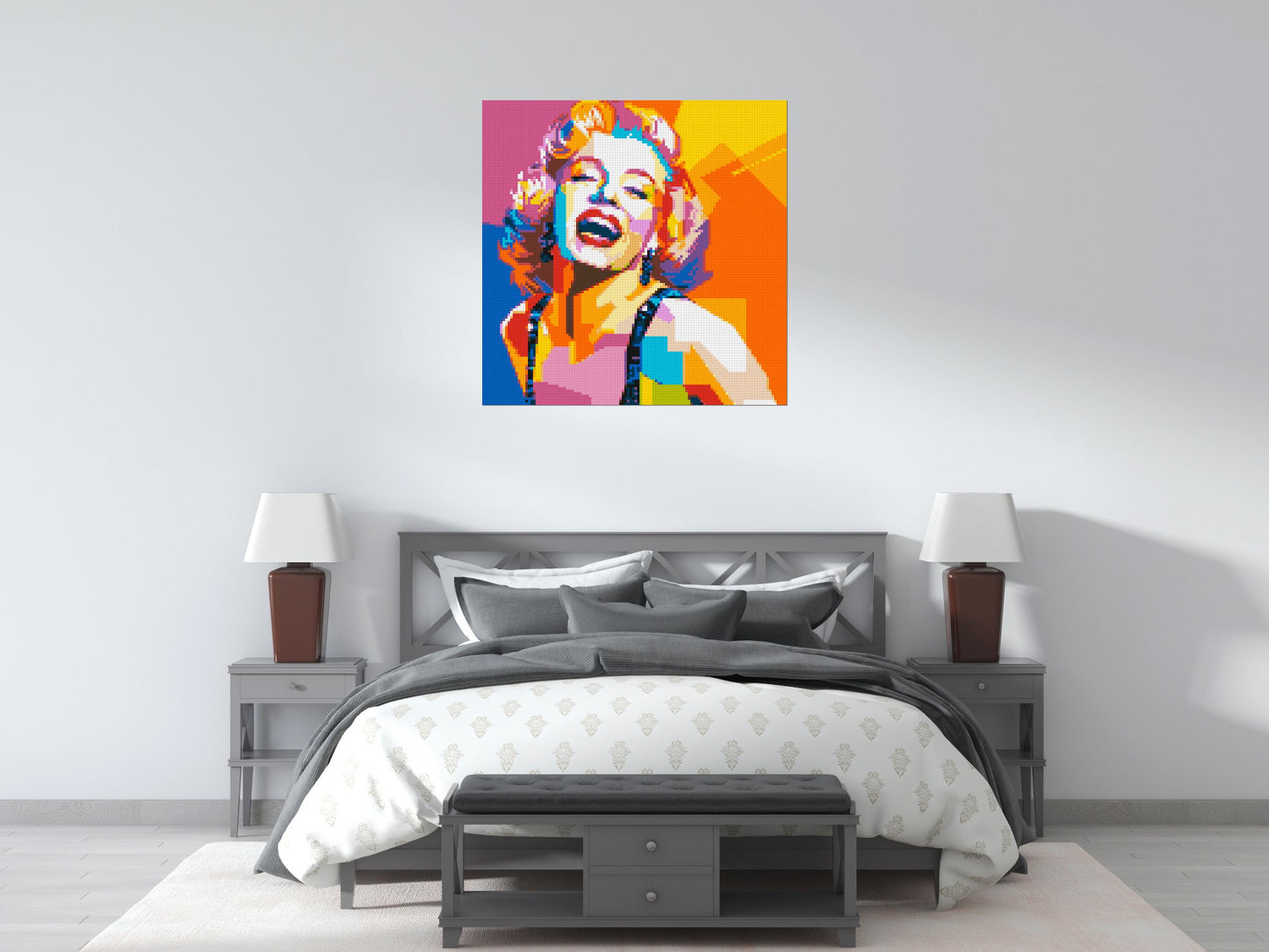 Marilyn Monroe #2 - Brick Art Mosaic Kit 5x5 large