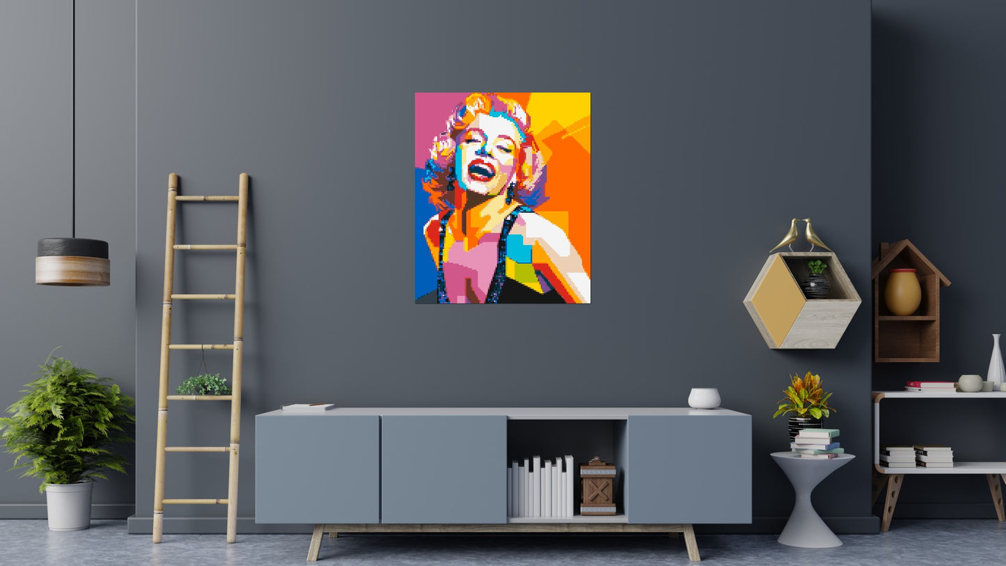 Marilyn Monroe #2 - Brick Art Mosaic Kit 5x6 large