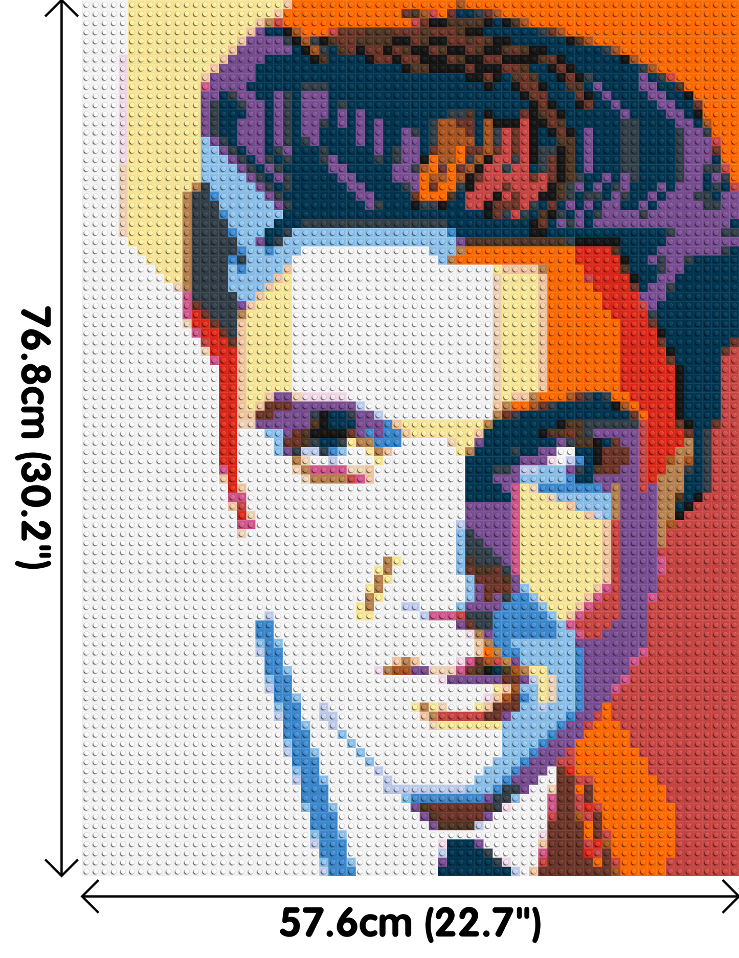 Elvis Presley - Brick Art Mosaic Kit 3x4 large