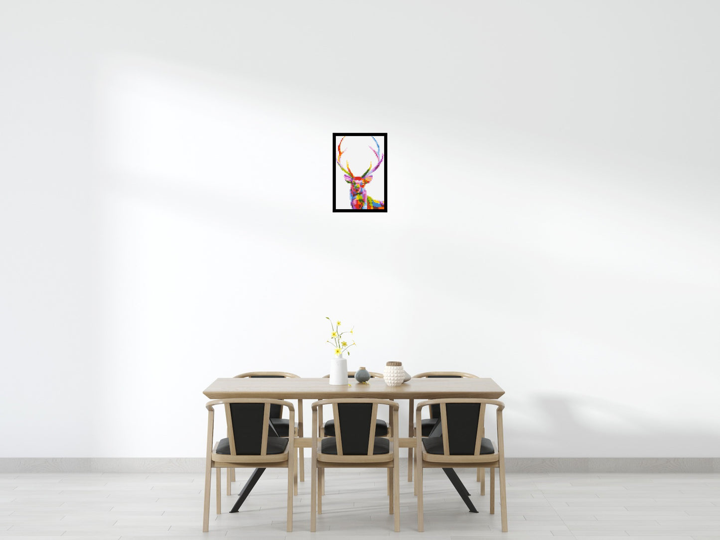 Stag Colourful Pop Art - Brick Art Mosaic Kit 2x3 large