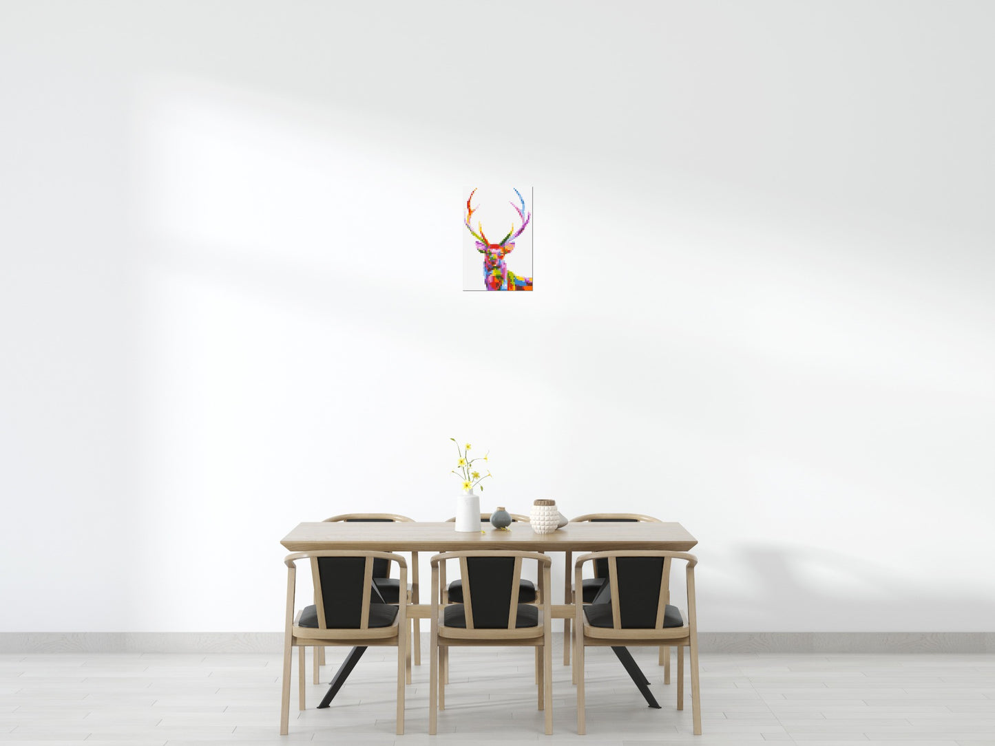 Stag Colourful Pop Art - Brick Art Mosaic Kit 2x3 large