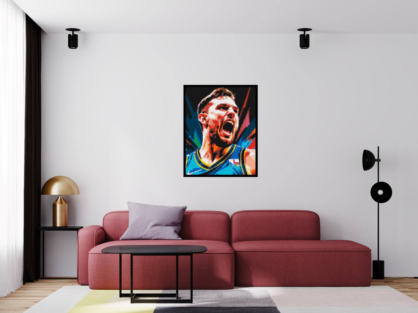 Luka Dončić - Brick Art Mosaic Kit 4x5 large