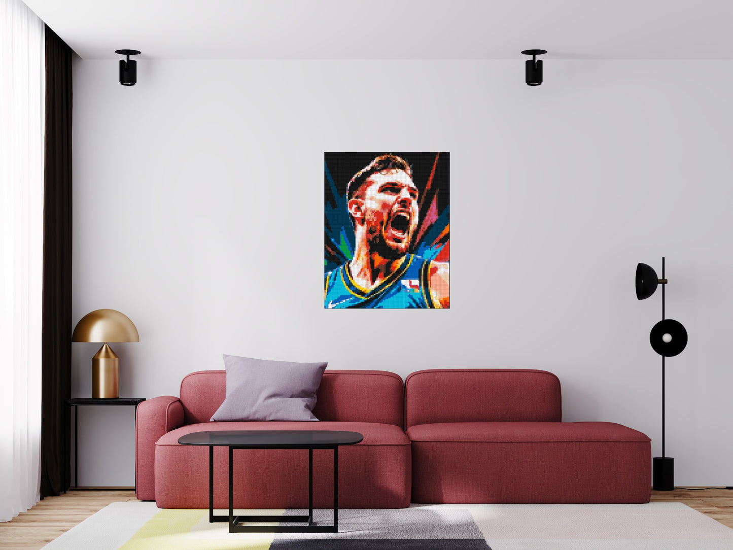 Luka Dončić - Brick Art Mosaic Kit 4x5 large
