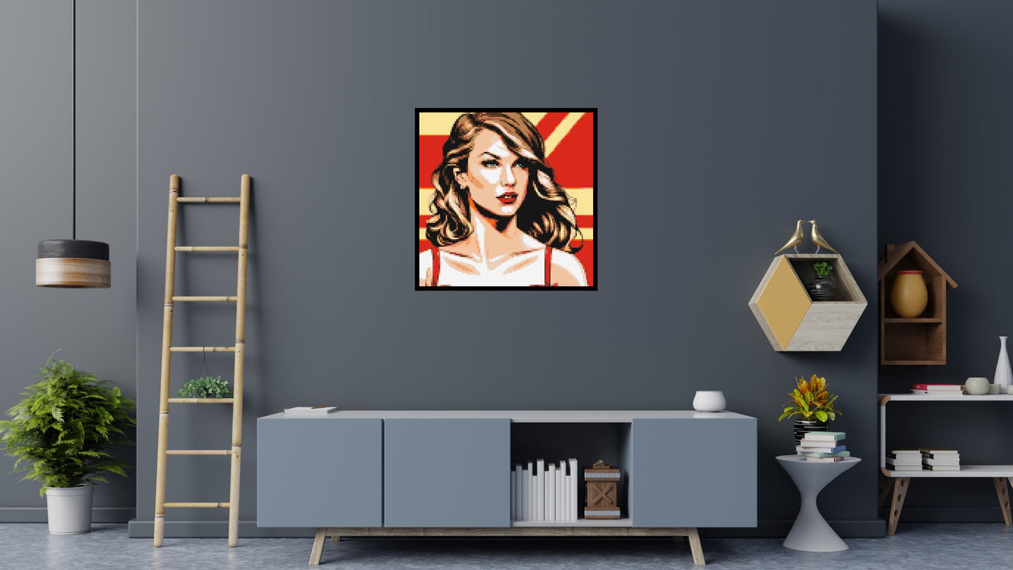 Taylor Swift - Brick Art Mosaic Kit 5x5 large