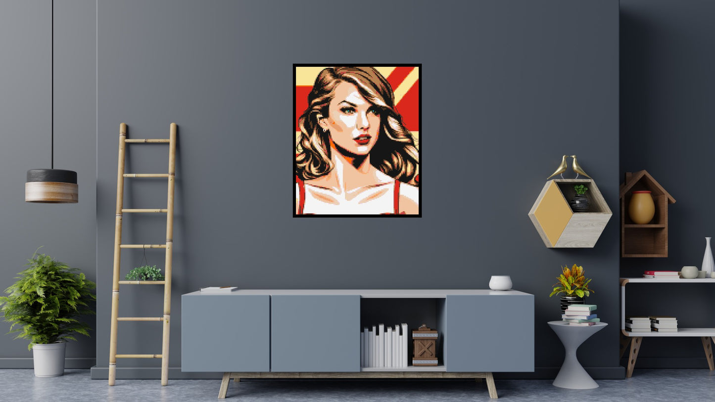 Taylor Swift - Brick Art Mosaic Kit 5x6 large
