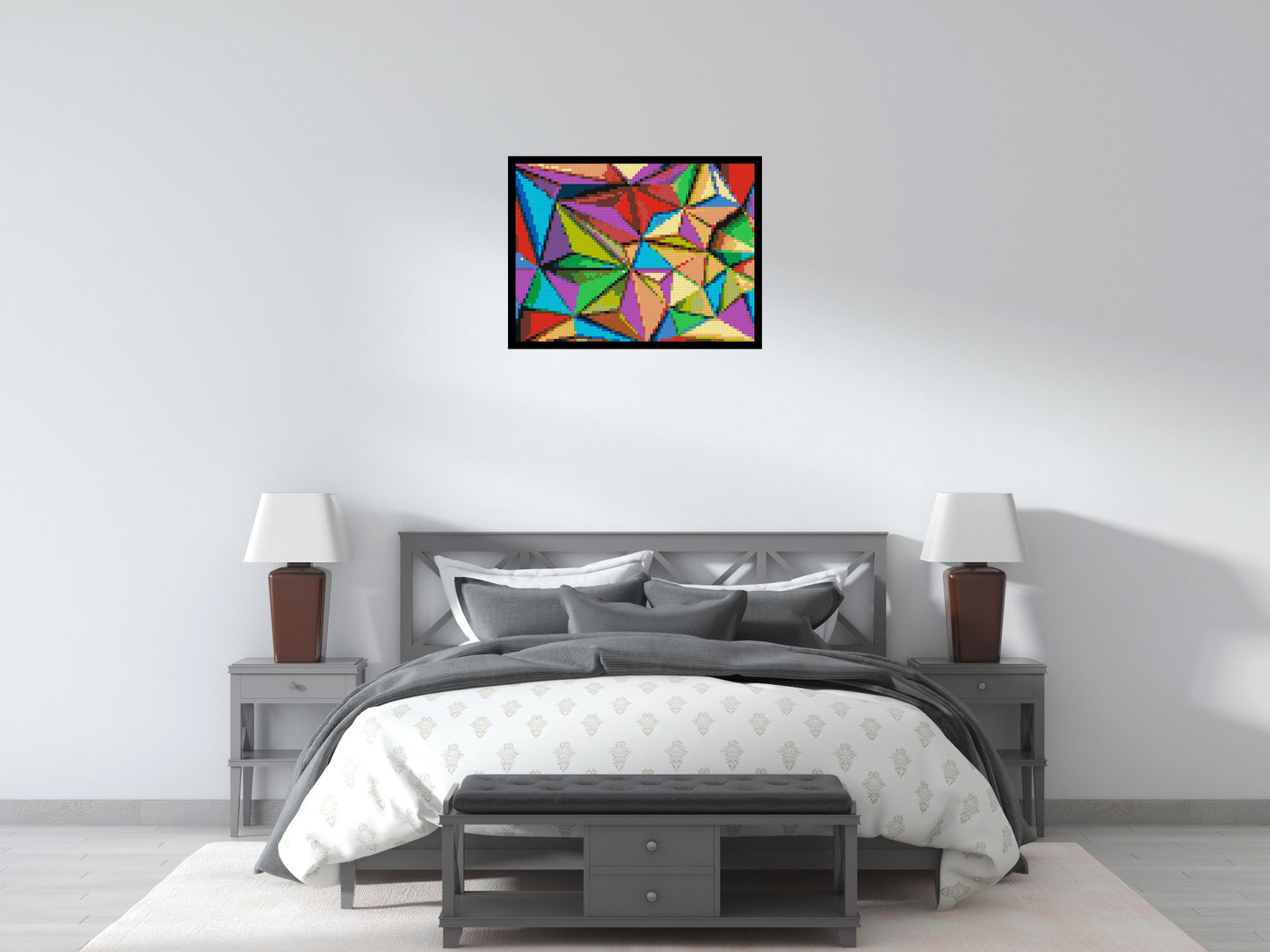 Abstract Pattern #9 - Brick Art Mosaic Kit 4x3 large