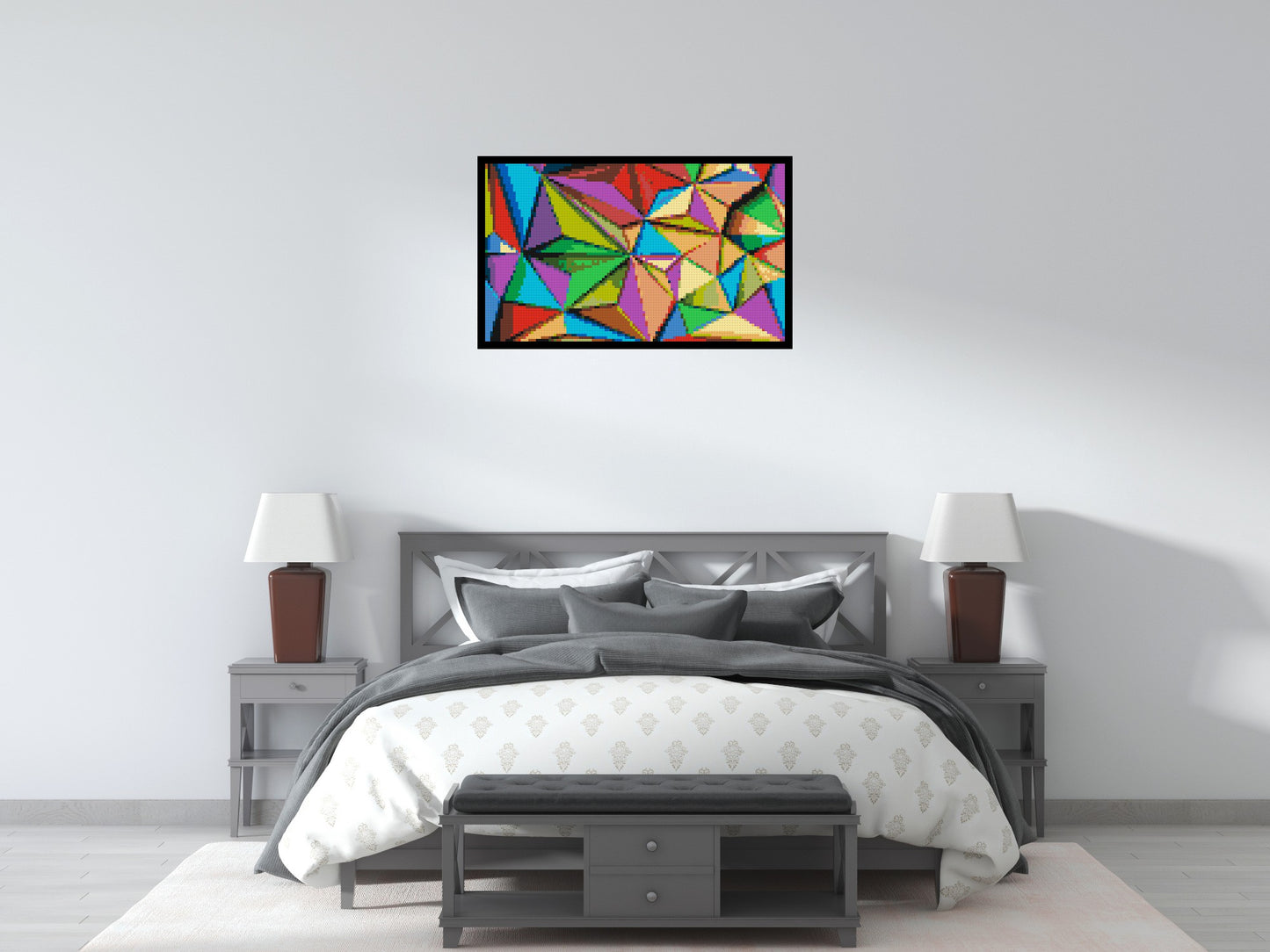 Abstract Pattern #9 - Brick Art Mosaic Kit 5x3 large