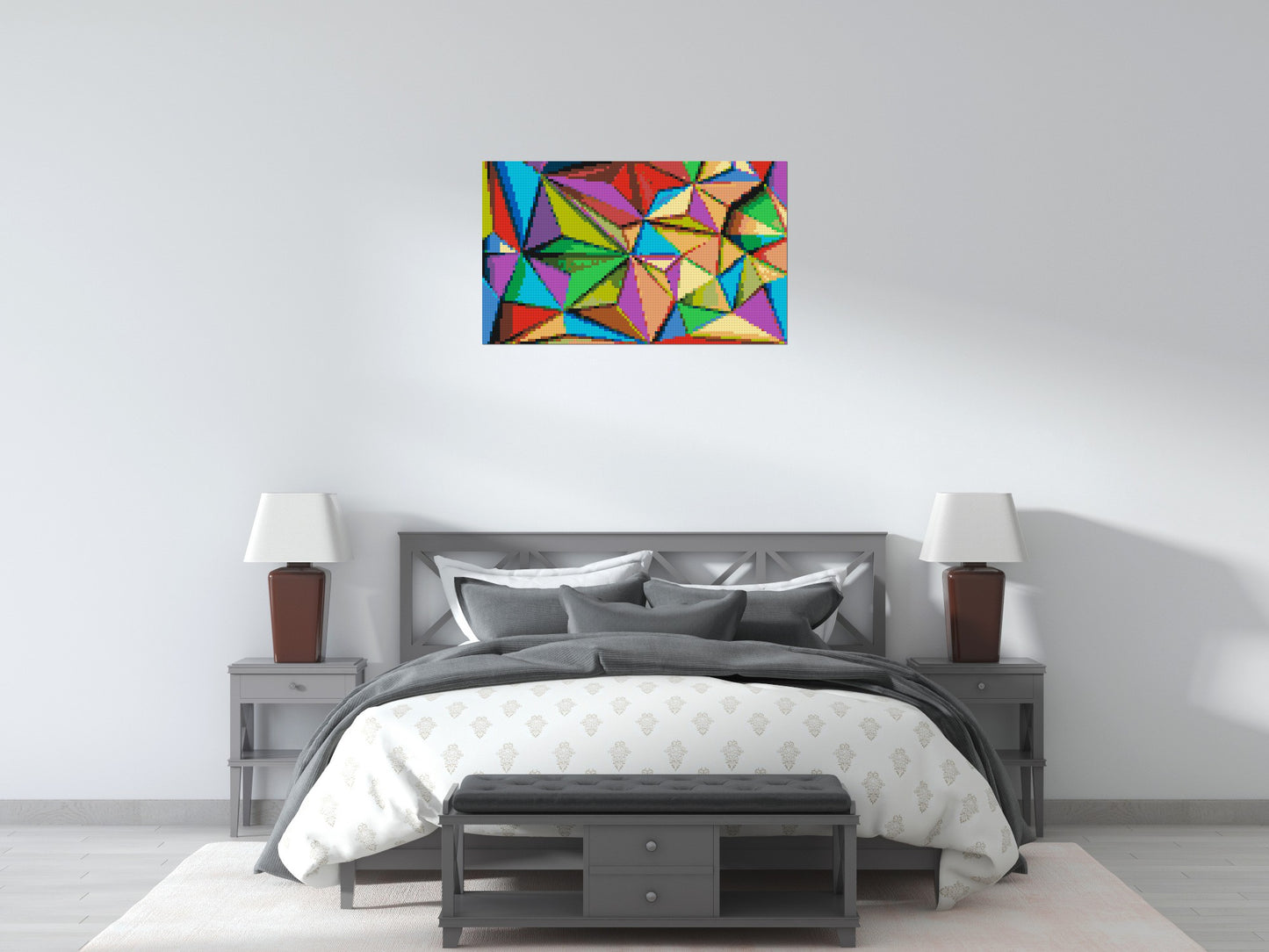 Abstract Pattern #9 - Brick Art Mosaic Kit 5x3 large