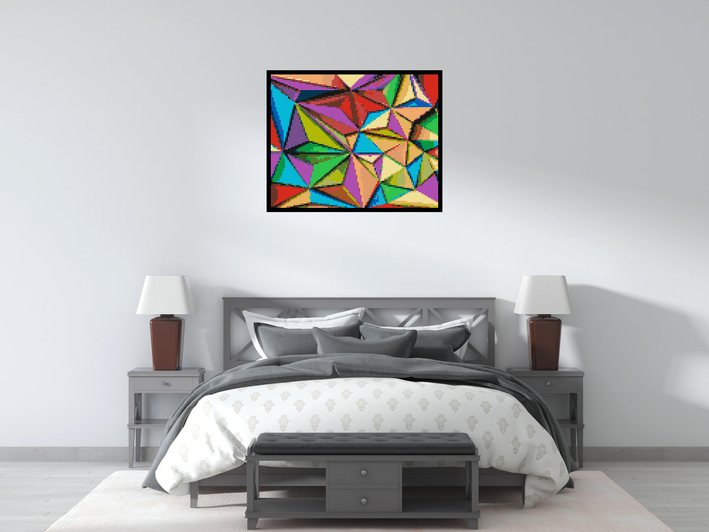 Abstract Pattern #9 - Brick Art Mosaic Kit 5x4 large