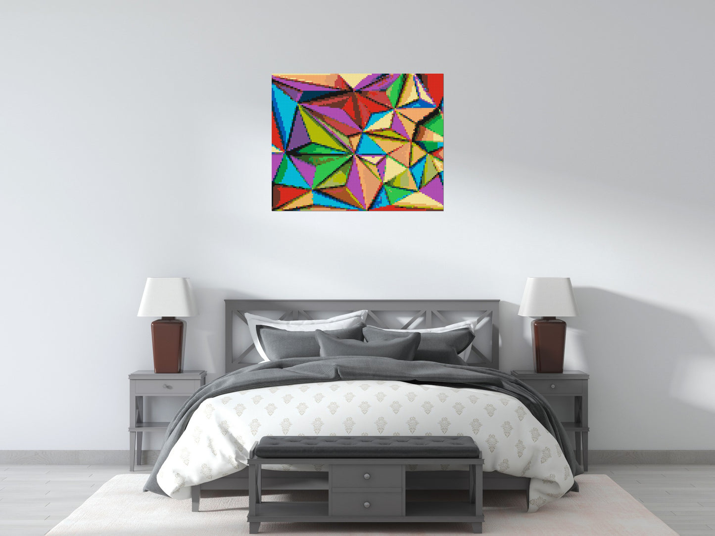 Abstract Pattern #9 - Brick Art Mosaic Kit 5x4 large
