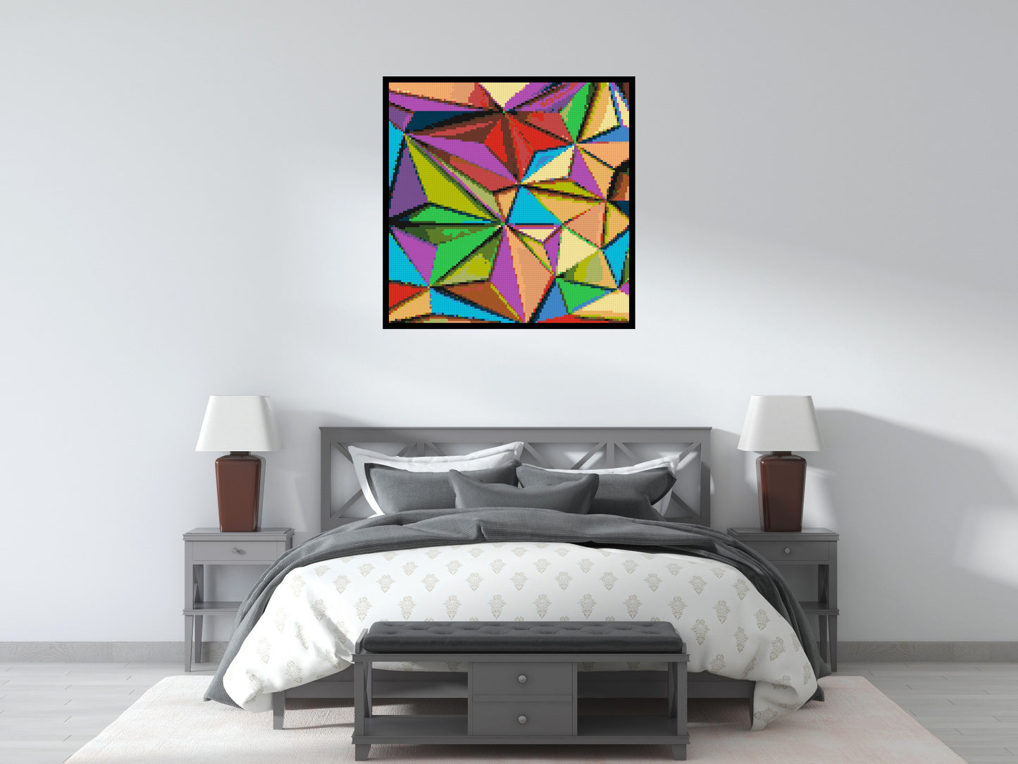 Abstract Pattern #9 - Brick Art Mosaic Kit 5x5 large