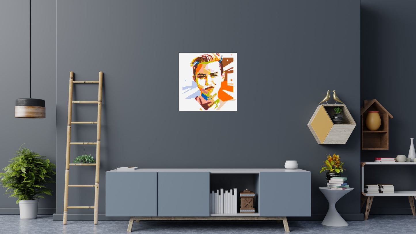 Miley Cyrus - Brick Art Mosaic Kit 4x4 large